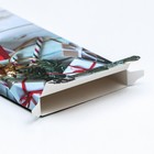 Коробка для шоколада новогодняя «Ёлка с игрушками», 17×8×1.4 см - Фото 6