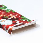 Коробка для шоколада новогодняя «Дед Мороз», 17×8×1.4 см - Фото 6