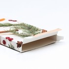 Коробка для шоколада новогодняя «Мандарины», 17×8×1.4 см - Фото 6