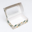 Коробка новогодняя складная с окном «Звезды и трости», 25×15×7 см - Фото 7