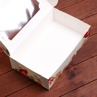 Коробка подарочная складная с окном «Новогодние подарки», 25×15×7 см - Фото 4