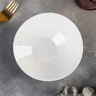 Салатник фарфоровый Доляна White Label, 300 мл, цвет белый - Фото 2