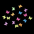 Пайетки для декора «Бабочки NEON», разноцветные - Фото 2