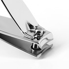 Кусачки-книпсер маникюрные, в форме ножниц, 7,5 см, цвет серебристый - Фото 6