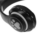 УЦЕНКА Наушники - Кошки MYBIT W-32, беспроводные, MIC, BT 5.0, AUX, microSD, MP3, 400 мАч, чёрные - Фото 6