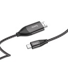 УЦЕНКА Кабель Hoco UA16 Type-C - HDMI, 4K, 2 м, для устройств с USB-C 3.1 (DisplayPort Alt Mode) - Фото 3