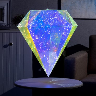 Светодиодная фигура «Бриллиант» 43×54×43 см, пластик, 220 В, свечение белое