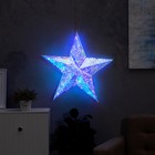 Светодиодная фигура «Звезда» 60 см, пластик, 220 В, свечение белое - фото 11054148