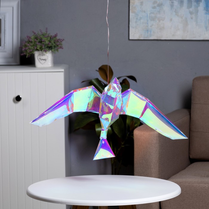 Светодиодная фигура «Птичка» 55 × 14 × 36 см, пластик, 220 В, свечение белое - фото 1907847507