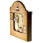 Ключница "Анютины глазки в вазоне" 25,4х20х3,7 см - Фото 2