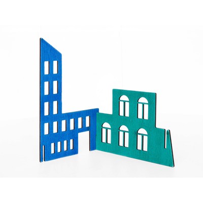 Настольная игра, развивающая игра «Яркий город»