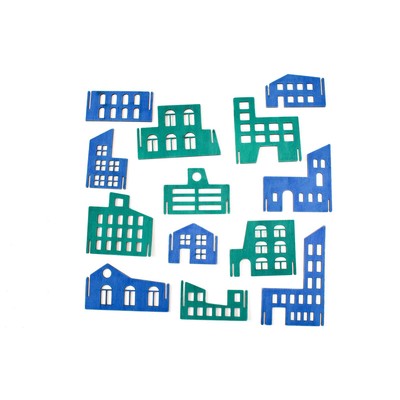 Настольная игра, развивающая игра «Яркий город»