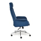 Кресло руководителя CHARM флок, синий, 32 - Фото 3