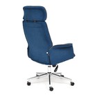 Кресло руководителя CHARM флок, синий, 32 - Фото 4