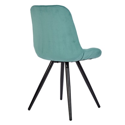 Стул обеденный Polini Home Verona SM, цвет мятный-чёрный