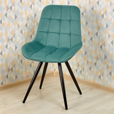 Стул обеденный Polini Home Verona SM, цвет мятный-чёрный