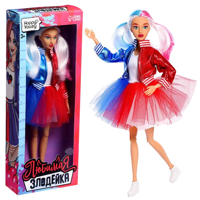 Уценка Кукла-модель шарнирная «Любимая злодейка» - Фото 1