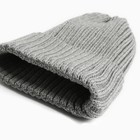 Комплект для девочки (шапка, снуд), цвет серый, размер 50-54 - Фото 2