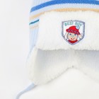 Комплект (шапка, шарф), голубой, размер 42-44 см (3-6 мес) - Фото 2