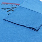 Комплект женский (футболка/брюки), цвет голубой, размер 44 - Фото 6