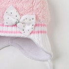 Комплект (шапка, шарф), розовый, размер 46-48 см (1-2 года) - Фото 3