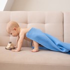 Детский вафельный уголок Love Life Sweet Momemt, 100х100 см, голубой, 100% хл, 300 г/м2 - Фото 3