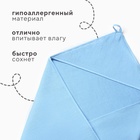 Детский вафельный уголок Love Life Sweet Momemt, 100х100 см, голубой, 100% хл, 300 г/м2 - фото 25620838