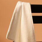 Полотенце вафельное Love Life Sweet Moment, 70×130 см, хлопок 100%, молочное - Фото 3