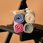 Полотенце вафельное Love Life Sweet Moment, 70×130 см, хлопок 100%, молочное - Фото 6