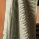 Полотенце вафельное Love Life Sweet Moment, 70×130 см, хлопок 100%, оливковое - Фото 3