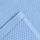 Полотенце вафельное Love Life Sweet Momemt 70х130 см, голубой, 100% хл, 300 гр/м2 - фото 809488674