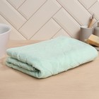 Полотенце махровое жаккардовое LoveLife Flowers 70×130 см, цвет мятный, 100% хл, 500 г/м² - Фото 5