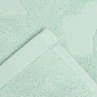 Полотенце махровое жаккардовое LoveLife Flowers 70×130 см, цвет мятный, 100% хл, 500 г/м² - Фото 8