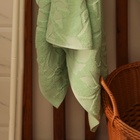 Полотенце махровое жаккардовое LoveLife Flowers 70×130 см, цвет мятный, 100% хл, 500 г/м² - Фото 4