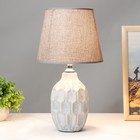 Настольная лампа 16428/1 E14 40Вт серый 22,5х22,5х37 см RISALUX - фото 22835264