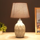 Настольная лампа 16428/1 E14 40Вт серый 22,5х22,5х37 см RISALUX - Фото 3