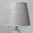 Настольная лампа 16428/1 E14 40Вт серый 22,5х22,5х37 см RISALUX - Фото 4