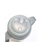 Бутылочка для кормления M&B, широкое горло, с ручками, от 0 мес., 150 мл., серый - Фото 8