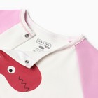 Комбинезон детский, цвет розовый, рост 74 см - фото 23516101