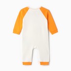 Комбинезон детский, цвет оранжевый, рост 74 см - фото 23516136