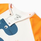 Комбинезон детский, цвет оранжевый, рост 80 см - фото 23516137