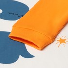 Комбинезон детский, цвет оранжевый, рост 80 см - фото 23516138