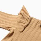 Лонгслив детский, цвет бежевый, рост 74 см (комплект 2 шт) - фото 23516167