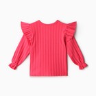 Лонгслив детский, цвет малиновый, рост 74 см - фото 23516188
