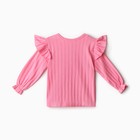 Лонгслив детский, цвет светло-розовый, рост 74 см - фото 24293247