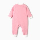 Комбинезон детский, цвет розовый, рост 86 см - фото 23516272