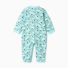 Комбинезон детский, цвет ментоловый, рост 86 см - фото 24261027