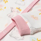 Комбинезон детский, цвет белый/котята, рост 80 см - фото 23516438