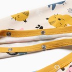 Комбинезон детский, цвет кремовый/котята, рост 68 см - фото 23516471