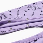 Комбинезон детский, цвет лиловый/котята, рост 86 см - фото 23516503